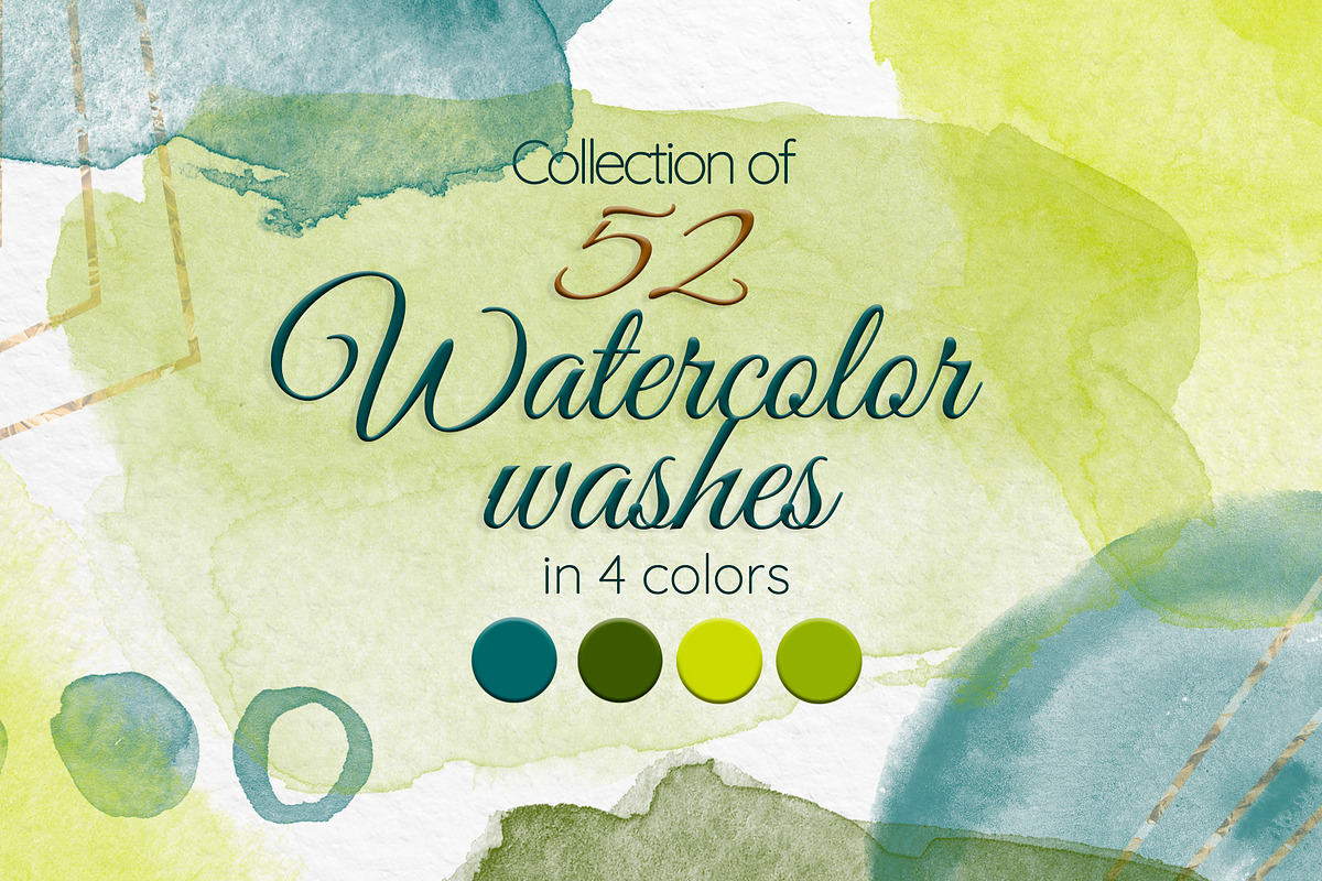 Watercolor stains set, a Texture Graphic by SweetRenieDesigns (Photo 1 of 3)