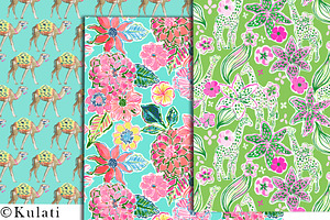 Mixed Preppy Seamless Patterns