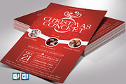 Christmas Concert Flyer Word, a Flyer Template by Godserv Designs (Thumbnail 1 of 10)