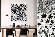 48 seamless black mix modern pattern, a Pattern Graphic by ARTOZEN DIGITAL (Thumbnail 10 of 15)