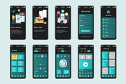 Mobile App UI Kit Template, a Templates & Theme by alexdndz (Thumbnail 19 of 21)