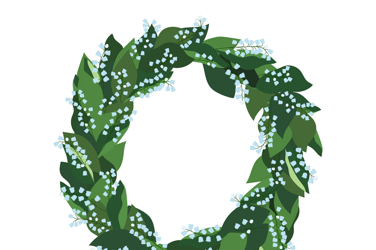 Lilies of the valley, big set., a Decorative Illustration by Orangepencil (Photo 2 of 8)