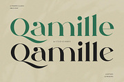 Qamille - Modern Classic Serif Font, a Serif Font by StudioinBry (Thumbnail 1 of 13)