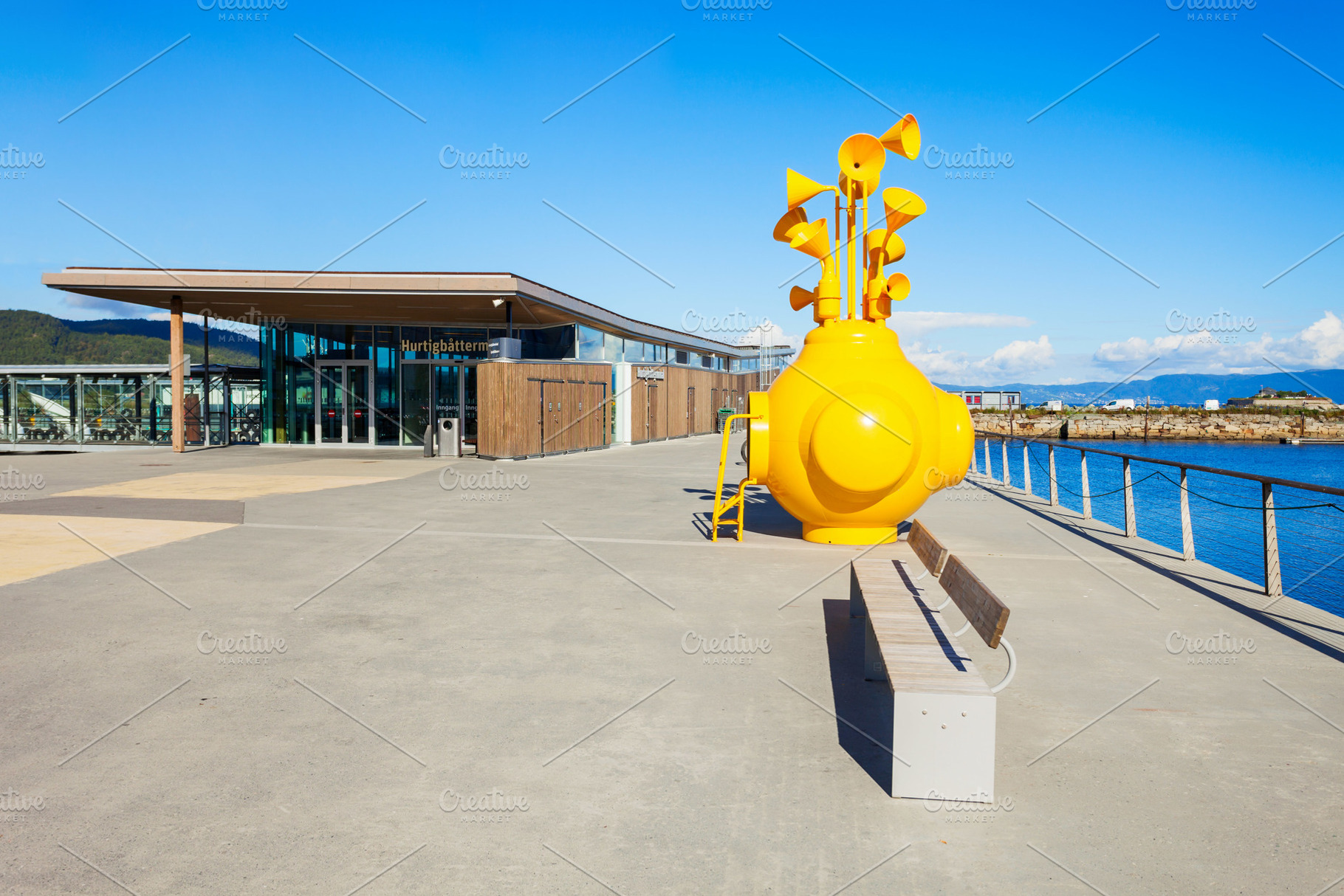 Trondheim pier in Norway, a Photo by saiko3p