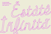 CS Hailey Dashed, a Script Font by Craft Supply Co. (Thumbnail 7 of 8)