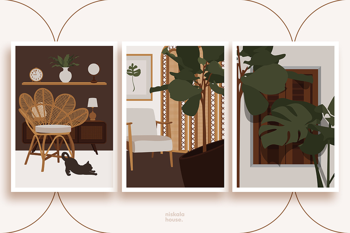 Home Decor Creator Pack, an Object Illustration by Nenjo Studio (Photo 3 of 9)
