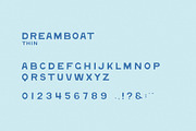 Dreamboat | Dual-Weight Display Type, a Sans Serif Font by Taylor Penton (Thumbnail 5 of 5)