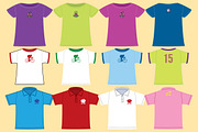 Vector Shirt Templates, a Print Template by edfredned (Thumbnail 5 of 5)