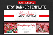 ETSY Christmas Banner Template, a Templates & Theme by illycreative (Thumbnail 1 of 16)