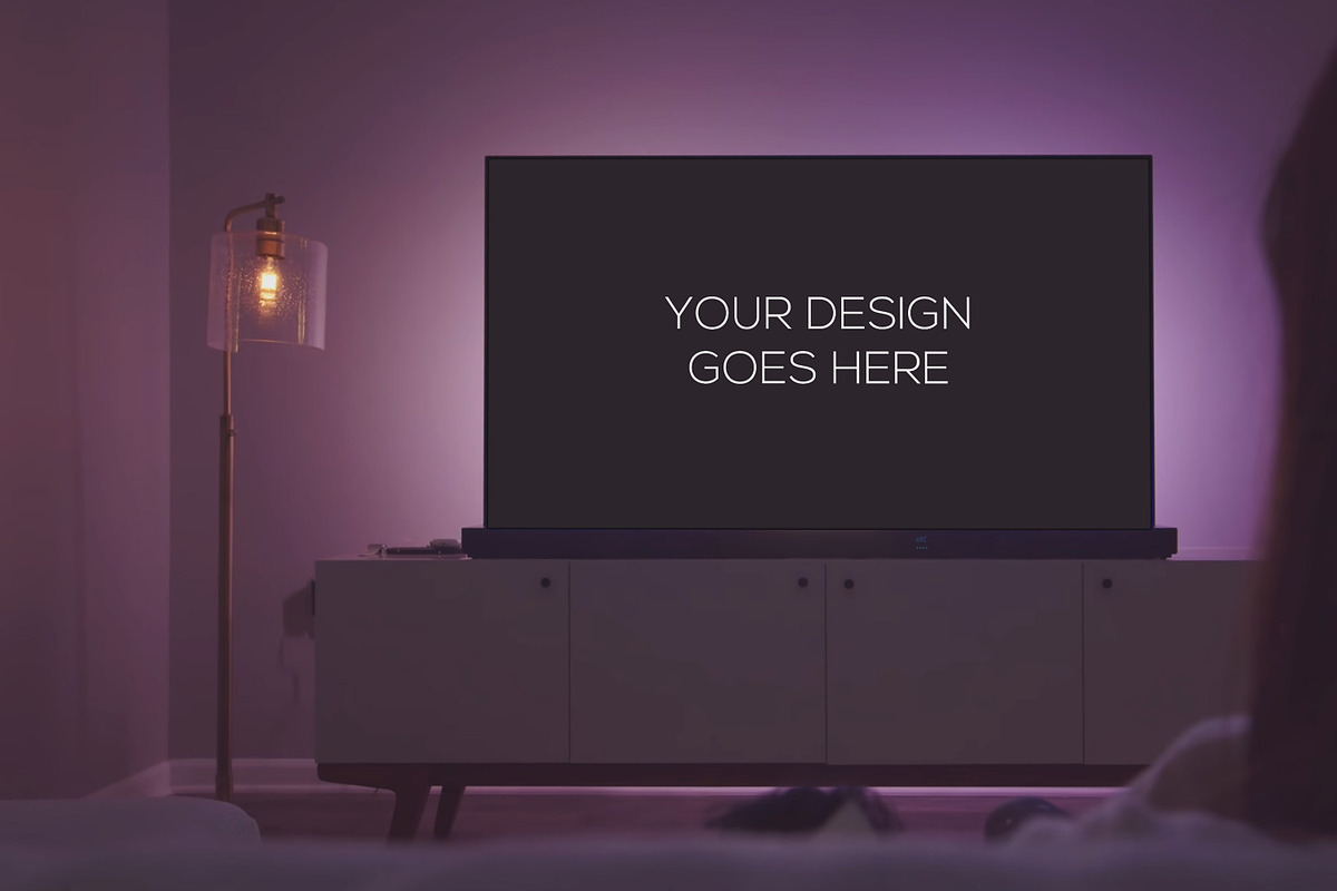 4K TV Display Mockup #25, a Product Mockup by Laura