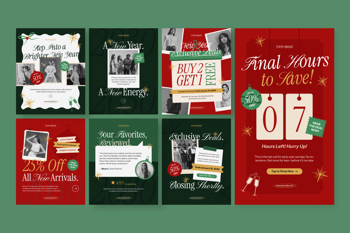 New Year Business Promo Carousel, a Social Media Template by twinstd (Photo 5 of 5)
