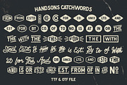 Handsons Typeface, a Sans Serif Font by Paperwitch (Thumbnail 8 of 10)