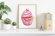 Watercolor Kawaii Girly Aesthetic, an Illustration by Canvas Craft (Thumbnail 6 of 7)