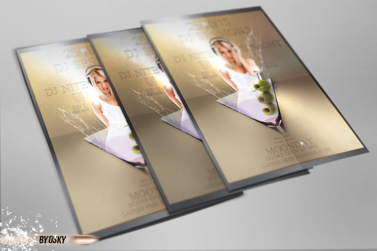 Dj Nights Event, a Flyer Template by Osky (Photo 2 of 3)