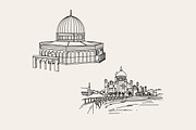 Mosque Minimalist Illustration, an Object Illustration by Adora ARTS (Thumbnail 4 of 8)