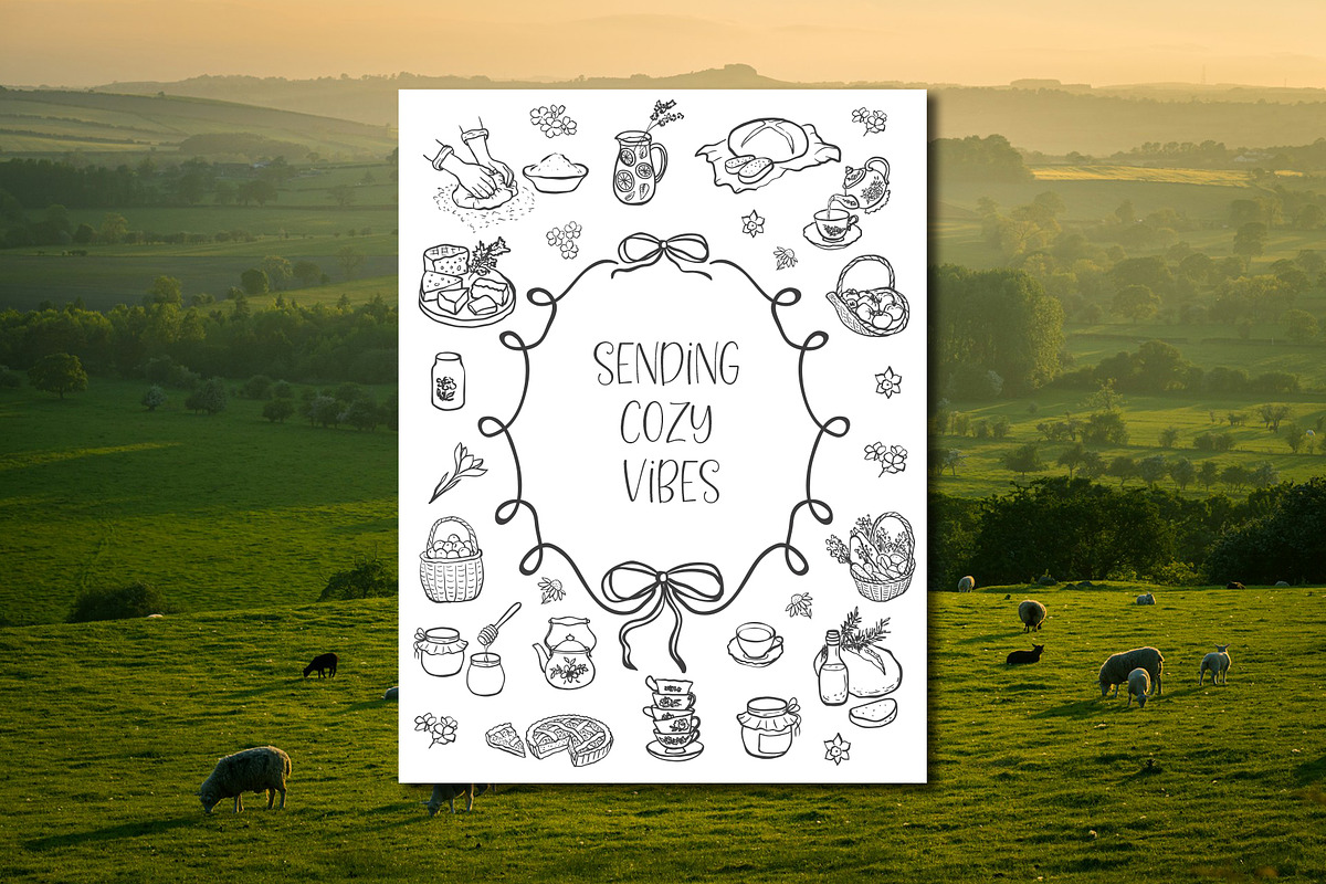 Cottagecore Spring. Hand-Drawn Art., a Seasonal Illustration by Designwork (Photo 10 of 10)