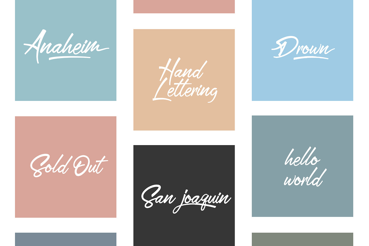San Joaquin font, a Script Font by Emyself Design (Photo 10 of 11)