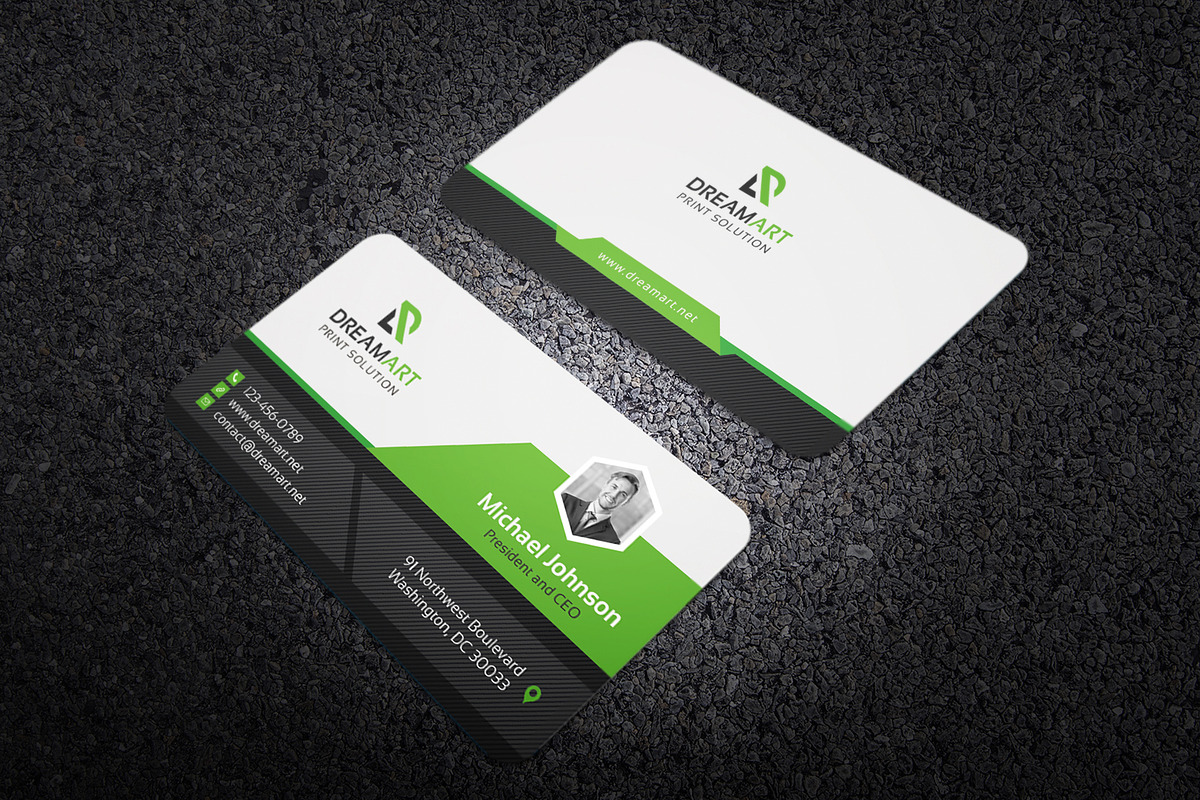Professional Business Card Template, a Business Card Template by GFXCity (Photo 4 of 4)