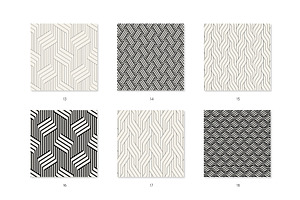 Herringbone Seamless Patterns Set