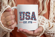 Floral USA Est 1776 America 4th July, an Illustration by Designking (Thumbnail 4 of 5)