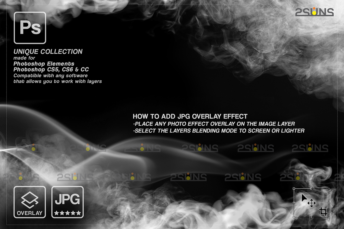 White smoke photo overlay, Fog, an Object Graphic by 2SUNS (Photo 9 of 9)
