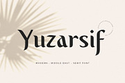 Yuzarsif - Modern Serif Font, a Serif Font by tkzgraphic (Thumbnail 1 of 10)