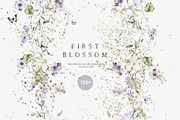 Wildflower Wedding Watercolor Bundle, a Decorative Illustration by Laras Wonderland (Thumbnail 2 of 20)