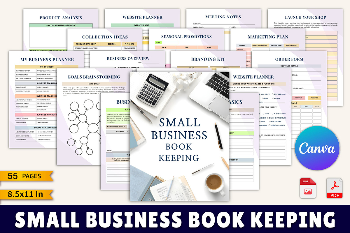 Small Business Bookkeeping Planner
