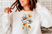 Summer Flowers Clipart, an Illustration by SinaCreation (Thumbnail 7 of 9)