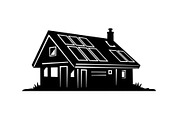 Eco Friendly Solar Home Silhouettes, a Graphic by musafir_fashion (Thumbnail 12 of 13)