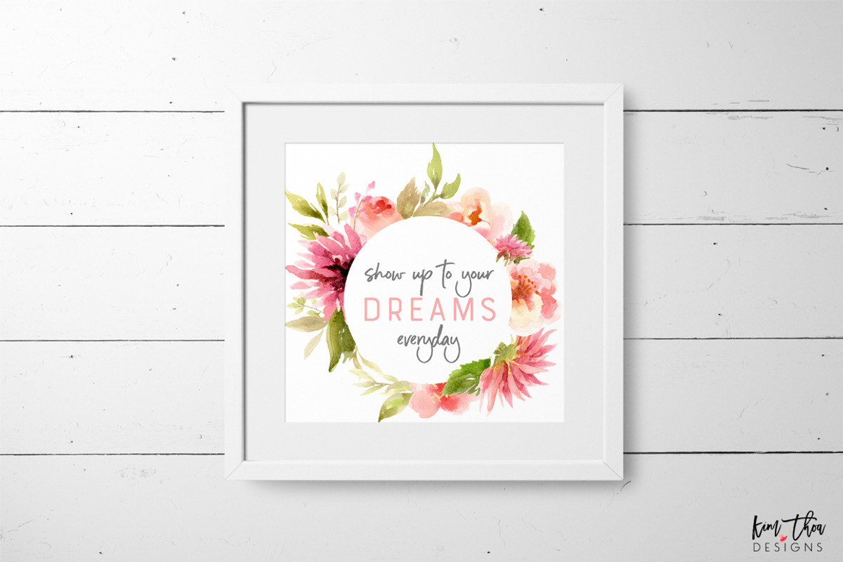 Sweet Dahlias and Roses, an Illustration by Kim Thoa Designs (Photo 8 of 9)