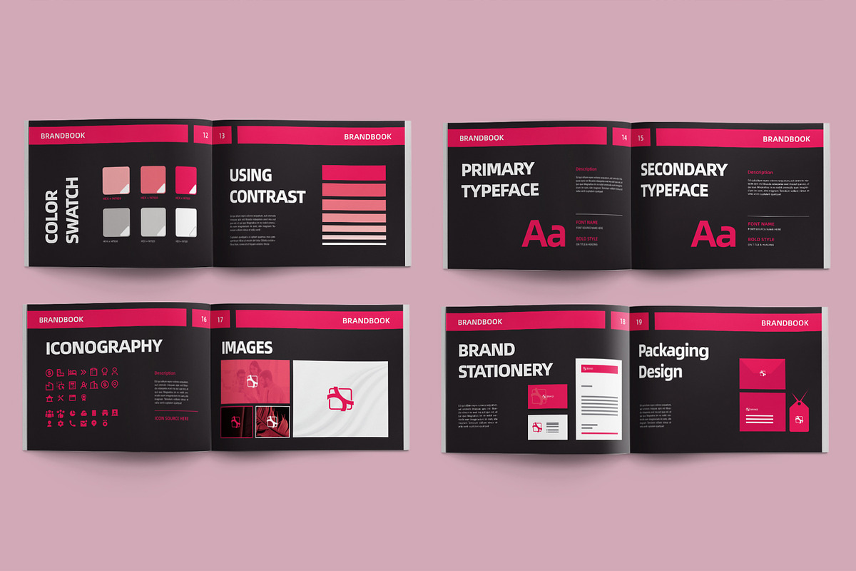 Brandbook Layout, a Brochure Template by ContestDesign (Photo 3 of 3)