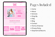 Pink Wix Website Template, a Wix Template by AdvertFox (Thumbnail 4 of 9)