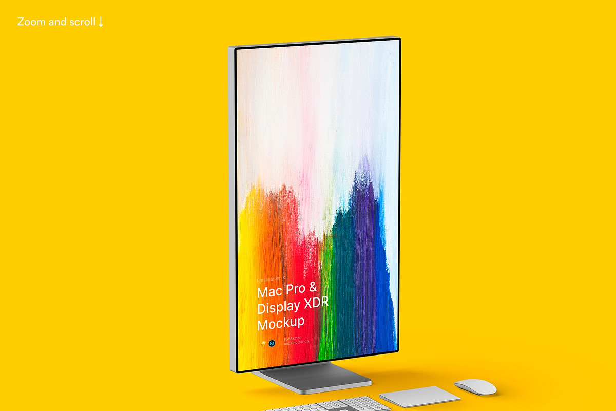 Apple Mac Pro & Display XDR Mockups, a Product Mockup by ls.graphics (Photo 14 of 14)
