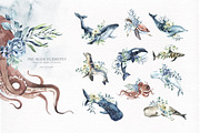 OCEANIA Watercolor set, an Animal Illustration by Anastezia Luneva (Thumbnail 5 of 12)
