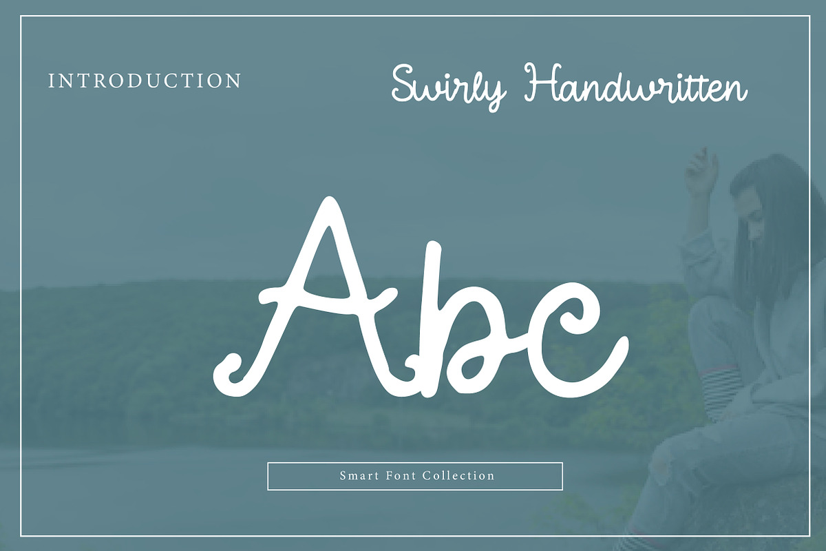 Swirly Handwritten, a Handwritten Font by Wow Magic (Photo 2 of 3)