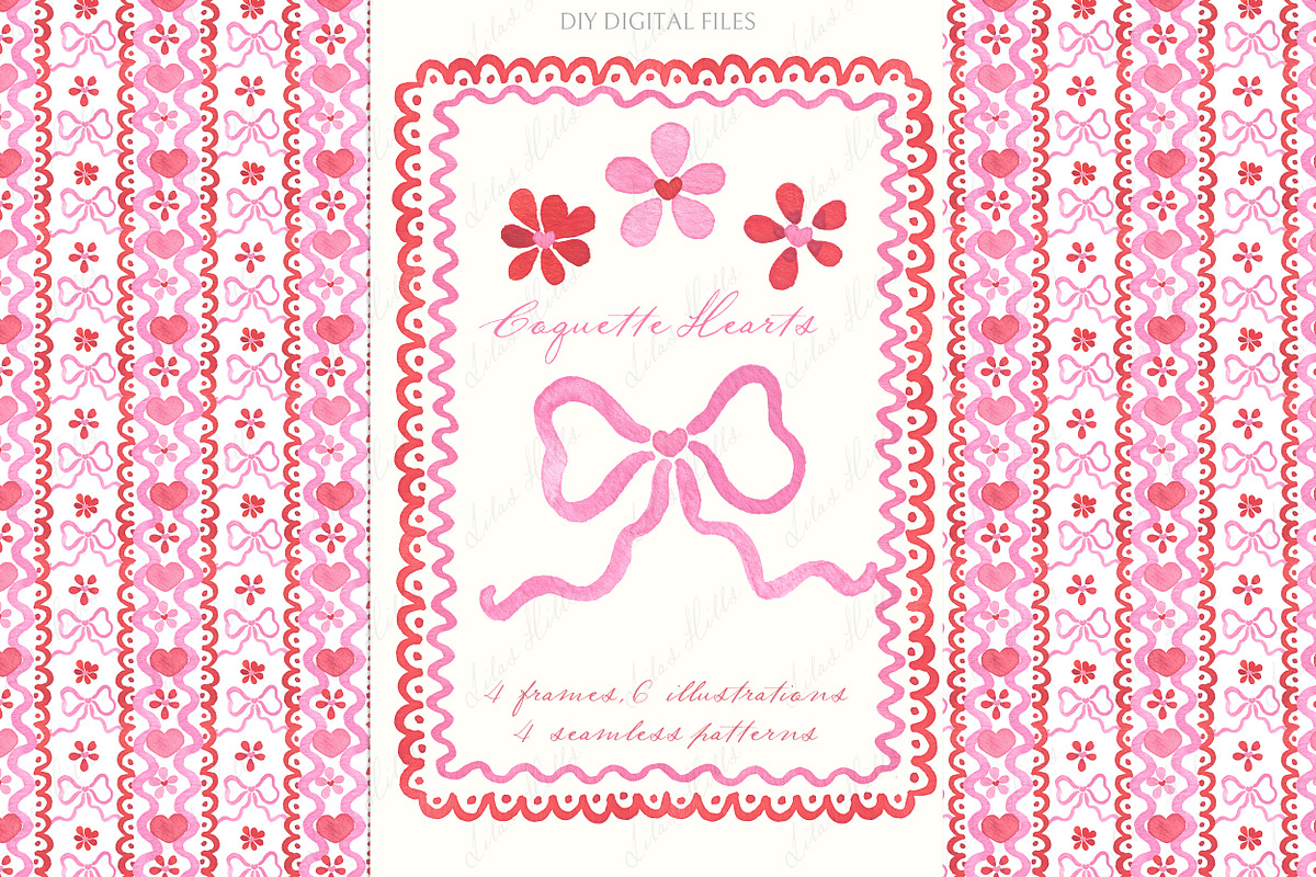 Valentines Day Coquette Bows Heart, a Graphic by LABFcreations (Photo 1 of 4)