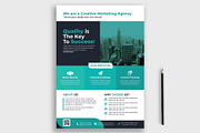 Corporate Flyer Template Design, a Flyer Template by famush (Thumbnail 3 of 5)