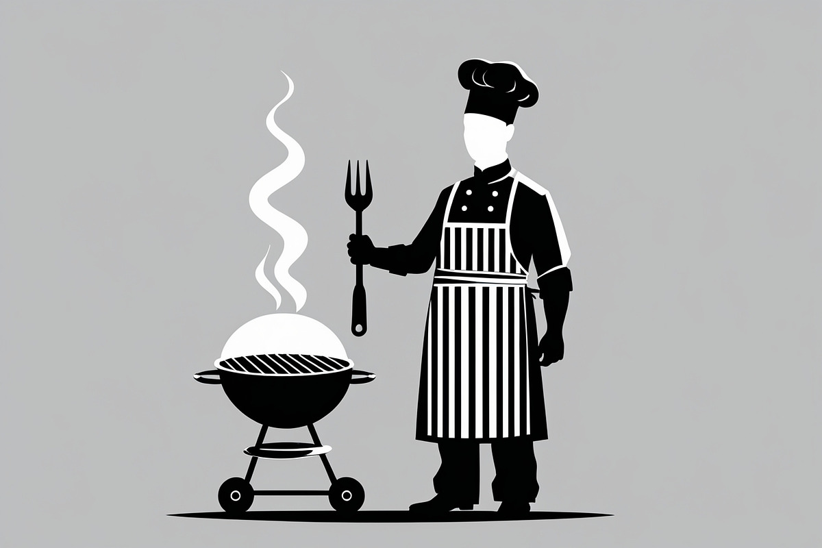 BBQ Grill Master Chef Bundle, an Illustration by Creativeshirt (Photo 7 of 7)