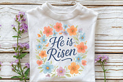 He is Risen - Christian Easter PNG, an Illustration by CraftArtStudio (Thumbnail 3 of 4)
