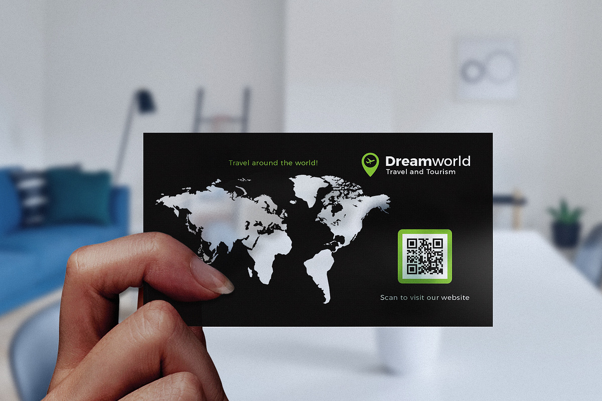 Tour and Travel Business Card, a Business Card Template by GraphicsEgg (Photo 3 of 3)
