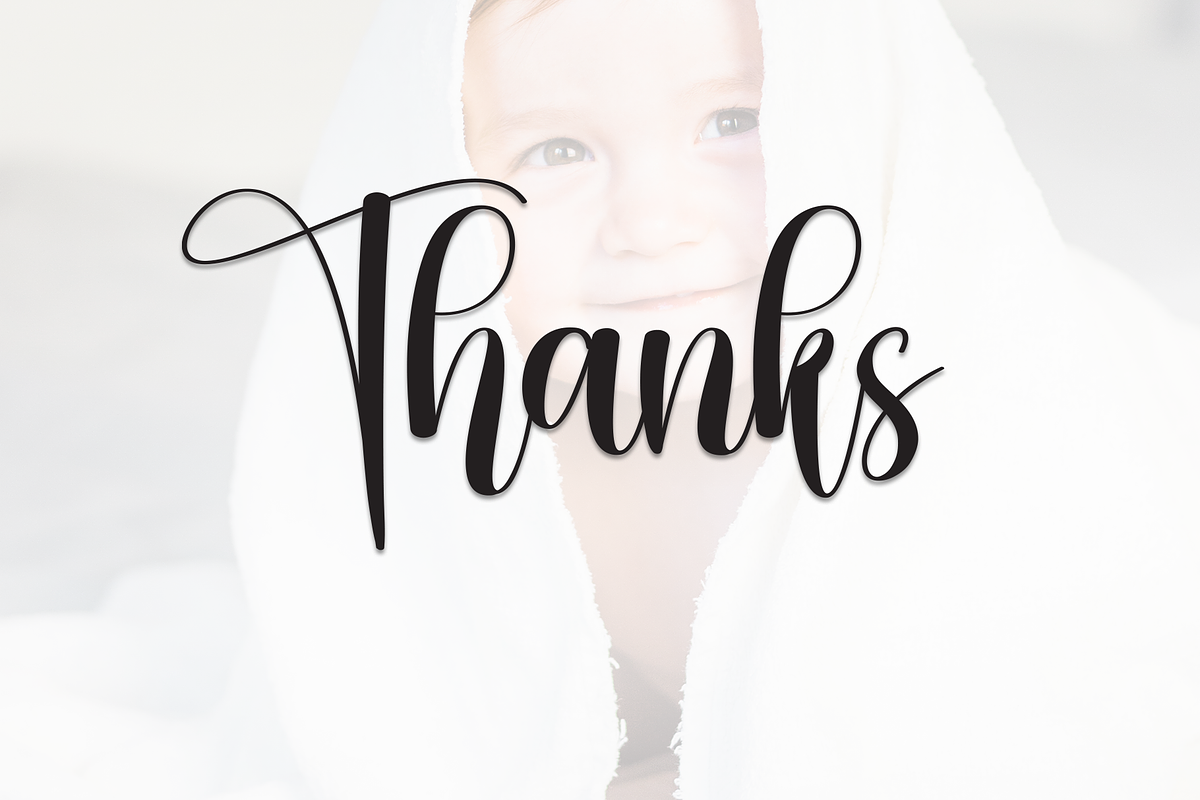 Babyday | Script Font, a Handwritten Font by Scratchones (Photo 9 of 9)
