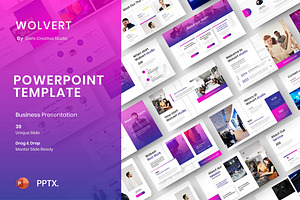 Wolvert – Business PowerPoint, a Presentation Template by Dens Creative Studio