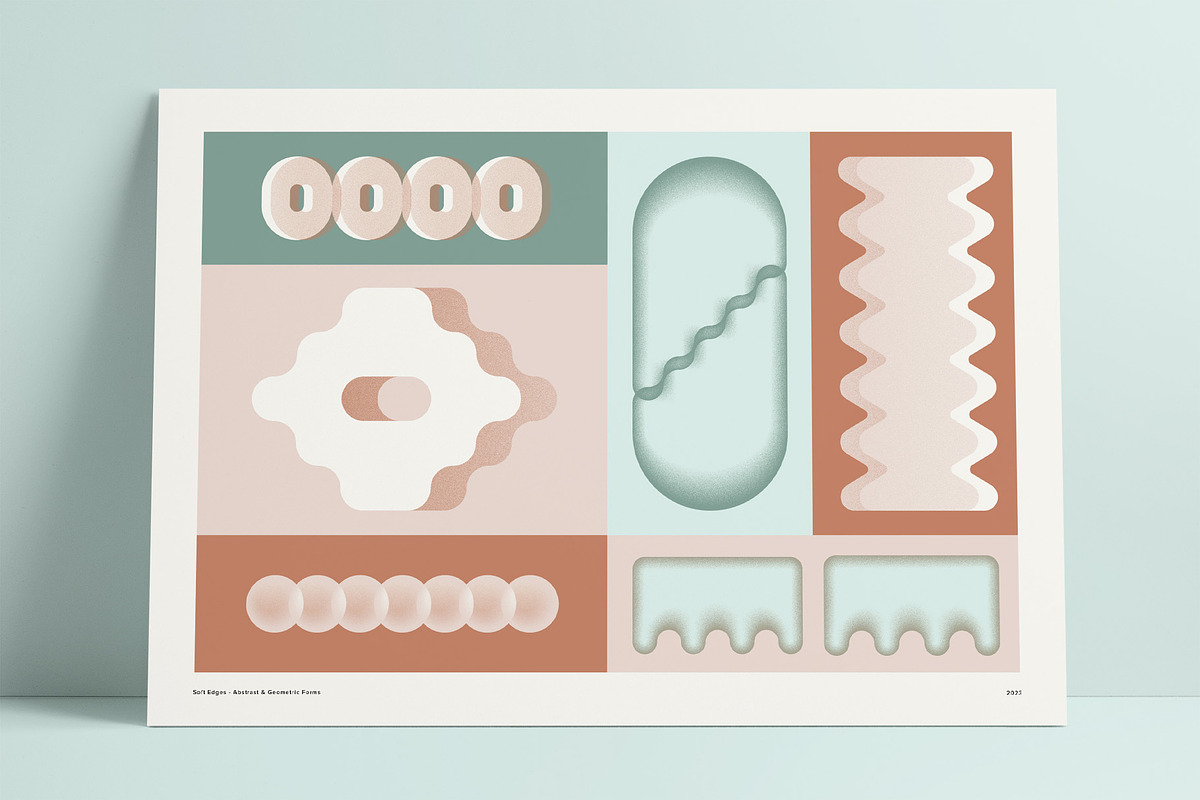 Soft Edges - Abstract Forms, an Object Graphic by Paulina Sara Design (Photo 5 of 16)
