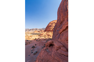 Side view of sandstone Atlatl Rock, an Animal Photo by Backyard Stock