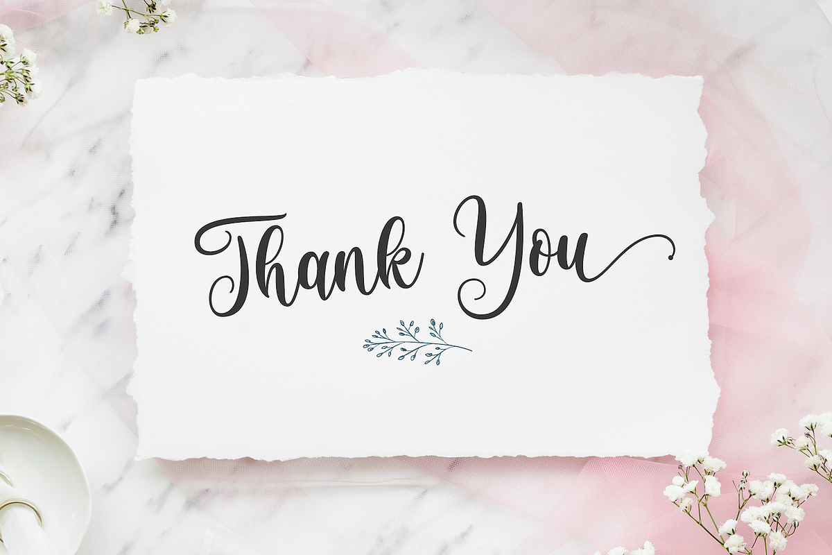 Brightside - Modern Calligraphy Font, a Script Font by StringLabs (Photo 13 of 13)