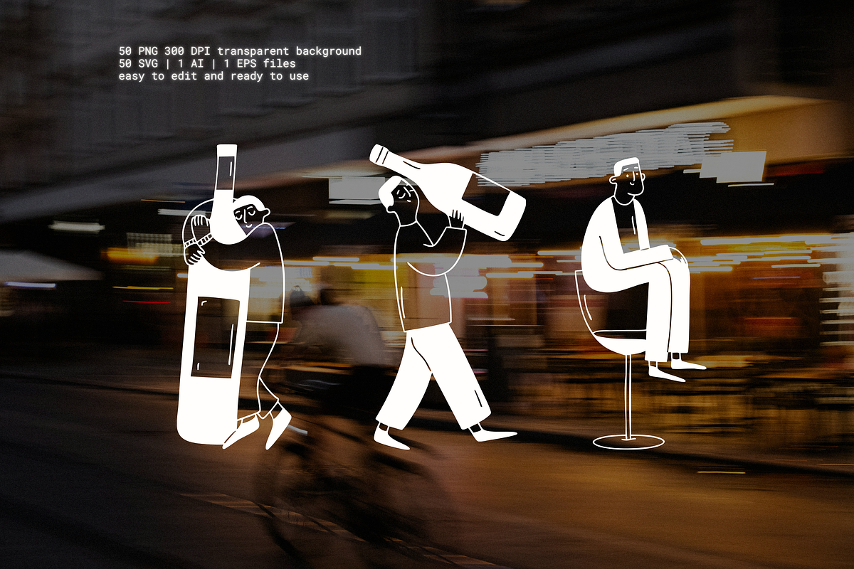 Løve Føød: Fun Food & Drink People, a Food Illustration by Veyla (Photo 6 of 14)