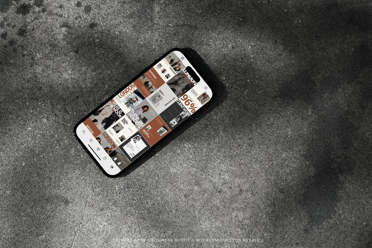 CANVA London Bold Social Media Posts, a Social Media Template by thebusinessoutfit (Photo 7 of 16)