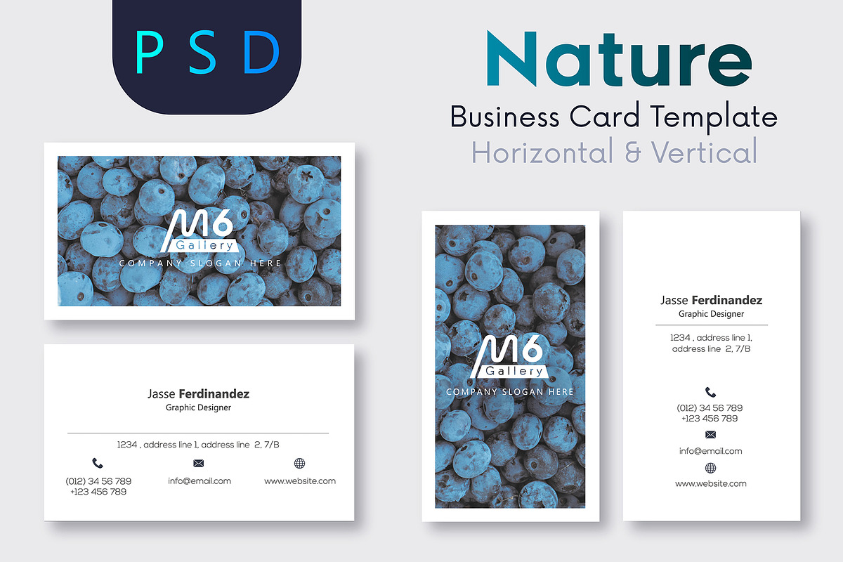 Unique 50 Business Card Bundle, a Business Card Template by M6 Gallery (Photo 107 of 151)