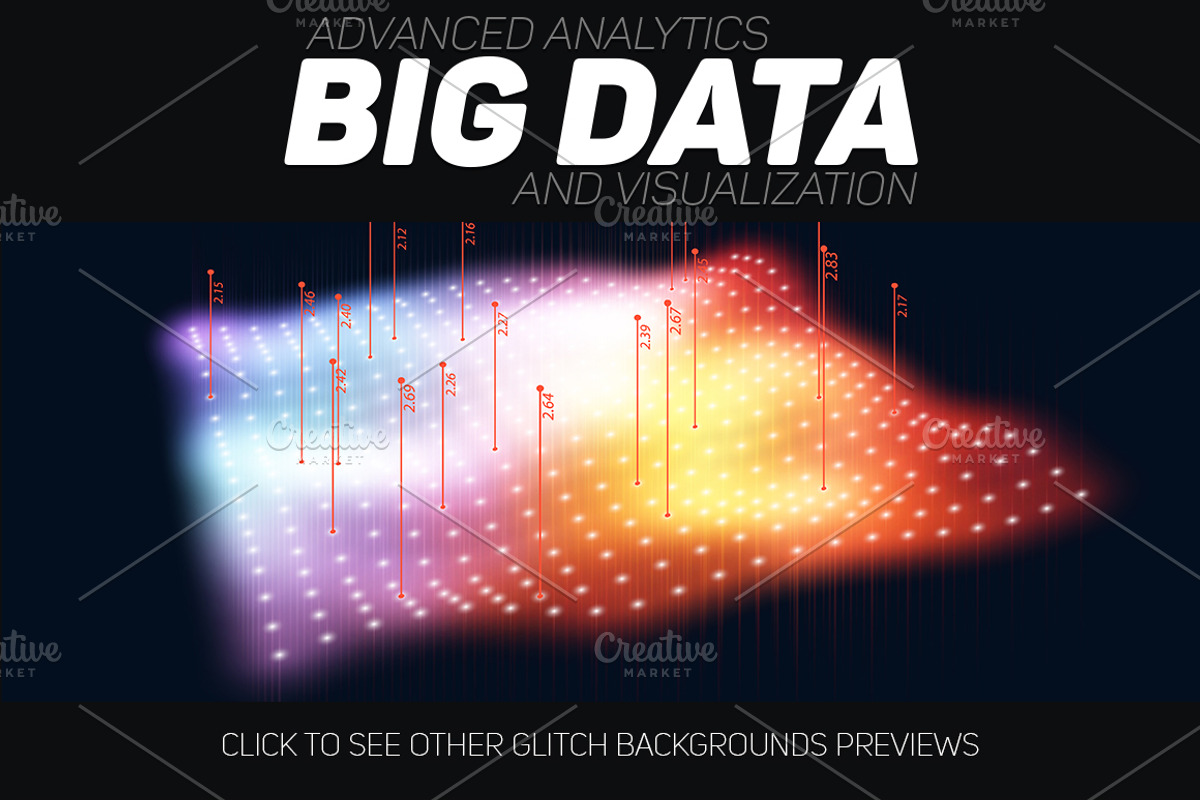 Big Data Abstract Backgrounds Part 2, an Object Graphic by GarryKillian (Photo 5 of 5)